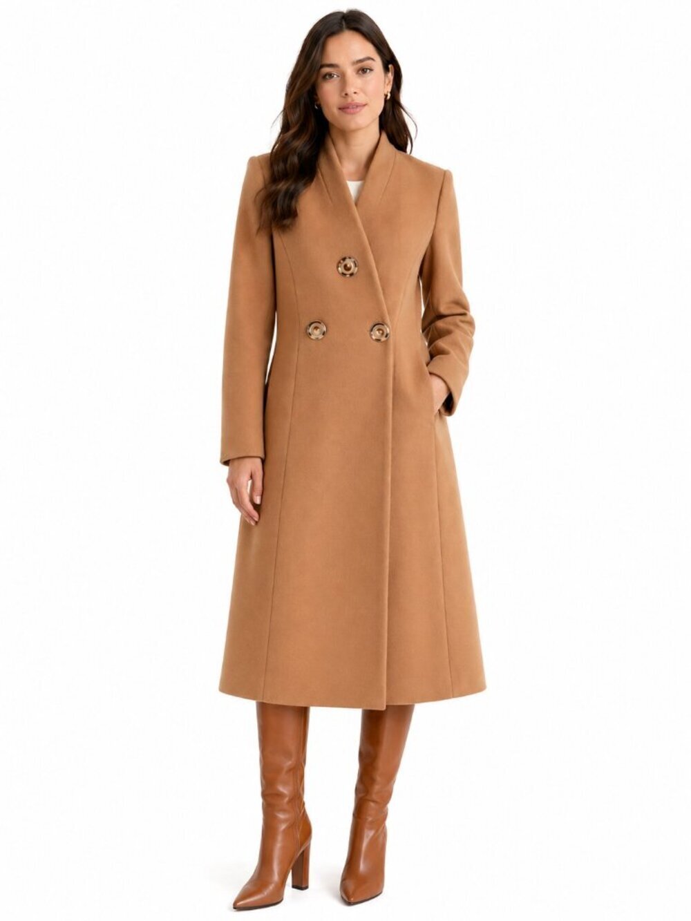 Stella McCartney Penrose Pre-Fall 2015 Runway Camel Tan Wool Coat